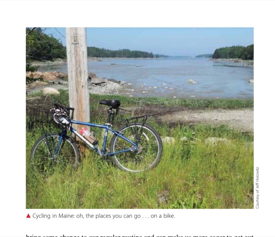 Cycling For Runners 7 Cycling in Maine: oh, the places you can go . . . on a bike.