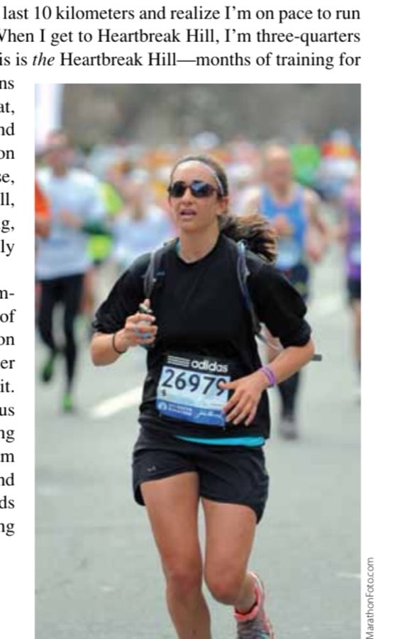 My Most Unforgettable Marathon (Vol. 18, No. 4) 8 Finally settling into a pace amid the buzz on the course.