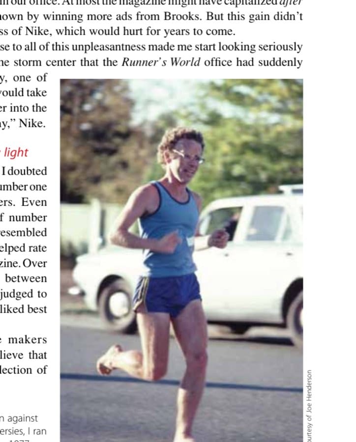 Going Far, Part 12 6 Perhaps in rebellion against swirling shoe controversies, I ran some races barefoot in 1977.