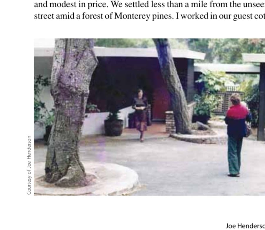 Going Far, Part 13 9 The realtor hands over keys to our home in the woods beside Monterey Bay.