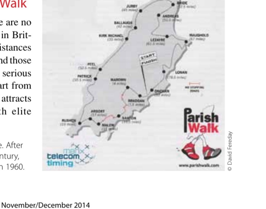 The map of the racecourse. After first being run in the 19th century, the Parish Walk was revived in 1960.