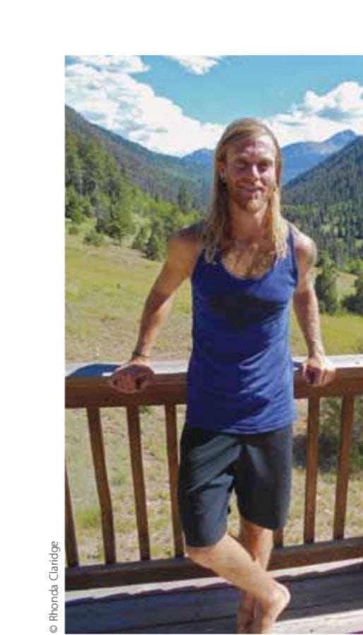 Tim Olson relaxes outside of Telluride during his pre-Hardrock taper.