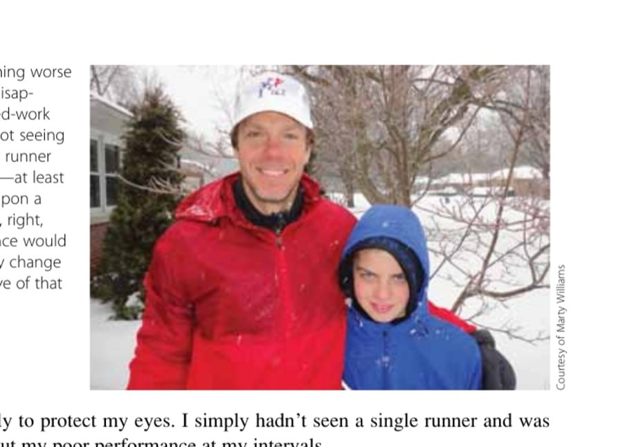 The only thing worse than a cold, disappointing speed-work session was not seeing a single other runner that morning—at least until I came upon a young runner, right, whose presence would fundamentally change my perspective of that run.