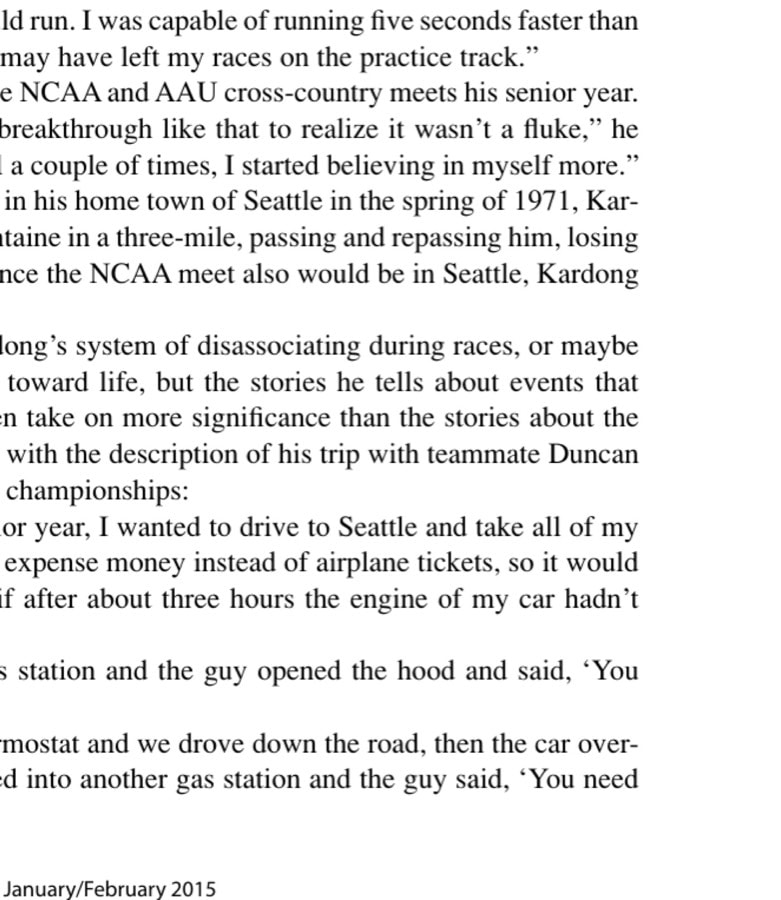 Don Kardong showed promise running at Stanford—but only promise.