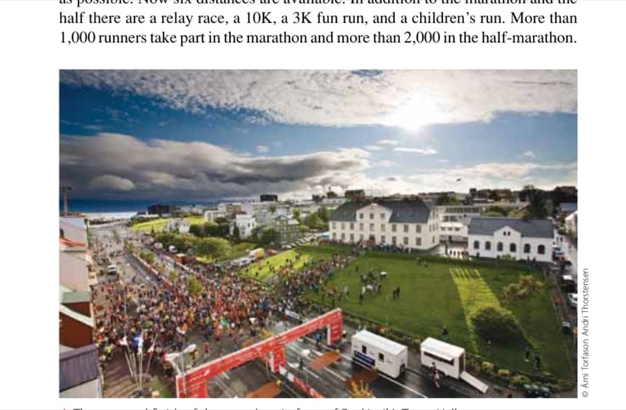 Running Reykjavik 9 The start and finish of the marathon in front of Reykjavik's Town Hall.
