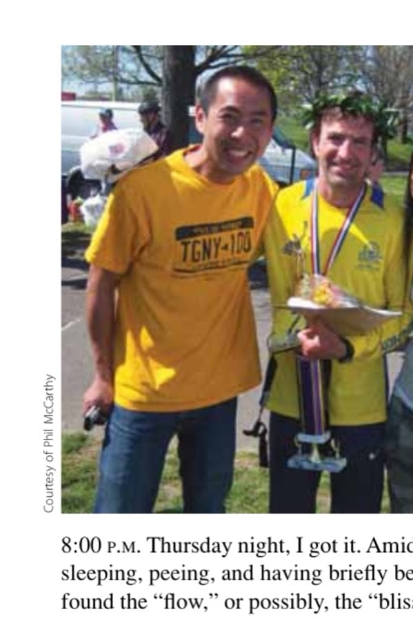 Stopped Worrying About The Race 10 The author's crew, Otto Lam and Elaine Acosta, who took care of his every need during the race.
