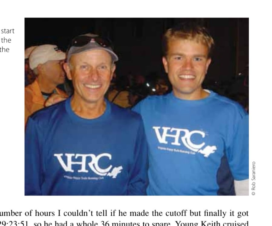 My Most Unforgettable Pacing 21 Gary and Keith at the start of Leadville, the third leg of the Grand Slam.