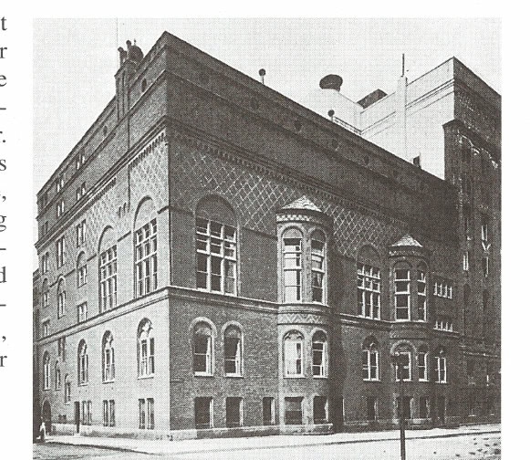 The BAA clubhouse, completed in 1888.