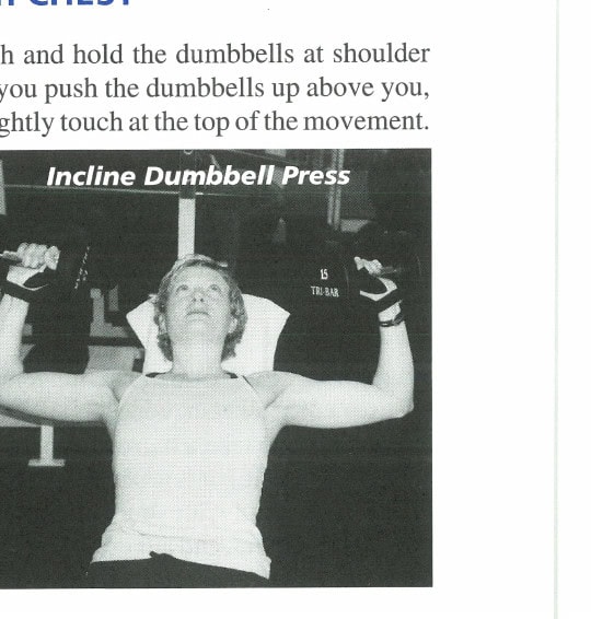 Incline Dumbbell Press