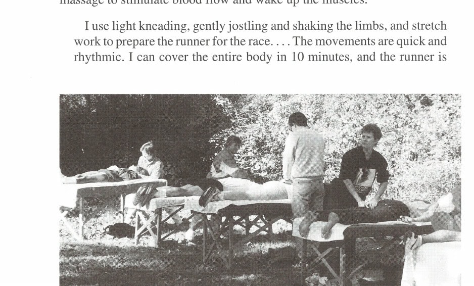 The Healing Touch 5 A postrace massage will help flush out the lactic acid build-up in your muscles.