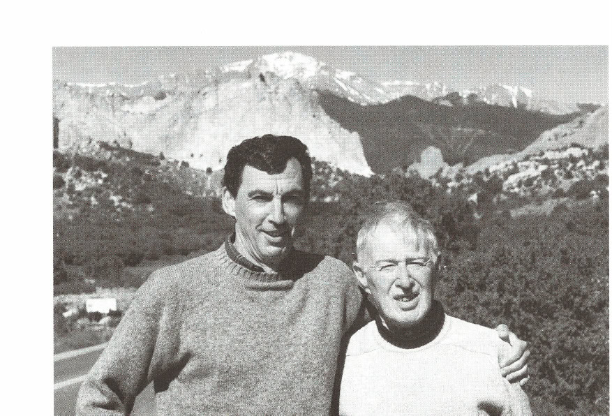 The Boston Experience 9 Dad and son in Colorado a few years before Dr. Sheehan's death in 1993.