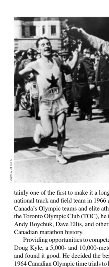 Gérard Côté, raised in St. Hyacinthe, Quebec, where he lived most of his life, set aside his first love (boxing) for running when a famous runner of the time, Pete Gavuzzi, spotted Côté's potential.