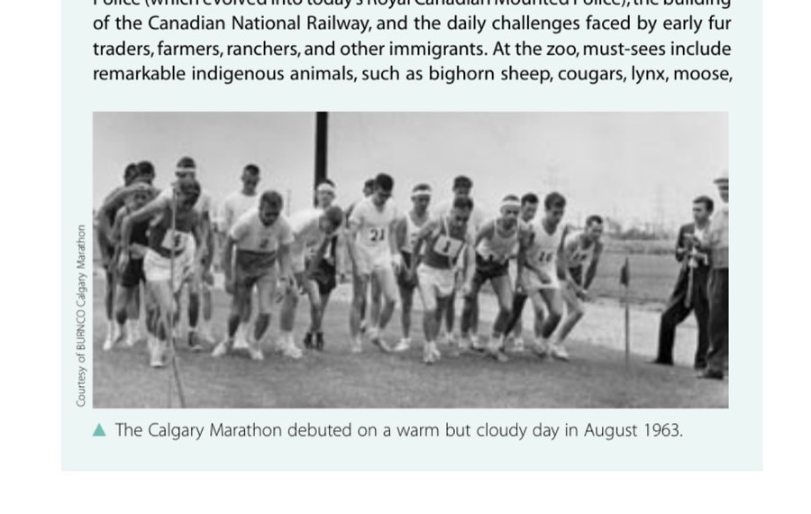 The Calgary Marathon debuted on a warm but cloudy day in August 1963.
