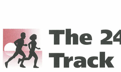 Title illustration showing runners