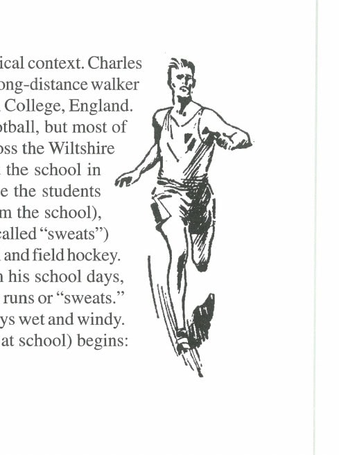 Running in Literature: Coming Into the Modern Age, the Literature Sprints Ahead. Part 4 of 5 11 Illustration of a runner in motion