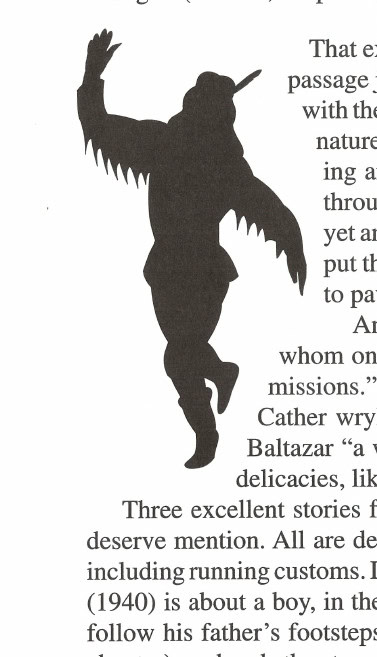 Running in Literature: Coming Into the Modern Age, the Literature Sprints Ahead. Part 4 of 5 13 Silhouette illustration of a Native American running messenger.