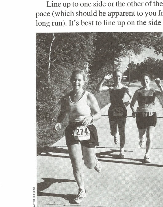Basic Training for the Marathon 3 Runners racing during a marathon. © Carter Sherline