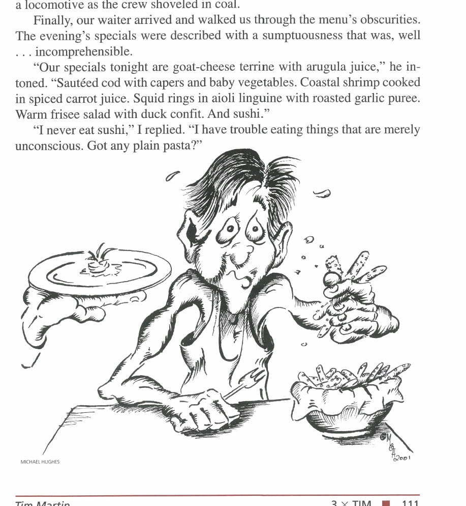 3 × Tim 6 Illustration by Michael Hughes