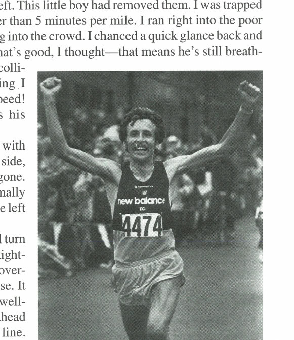 Dick Beardsley wins the 1981 Grandma's Marathon in a course record 2:09:37, which still stands today.