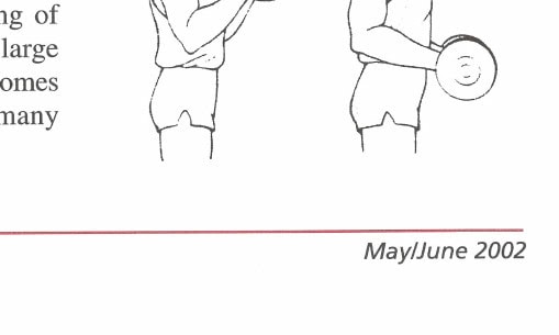 Basic Arm Curls illustration showing arm curl positions.