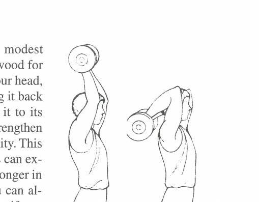 Chest Openers illustration showing chest opener exercise positions.