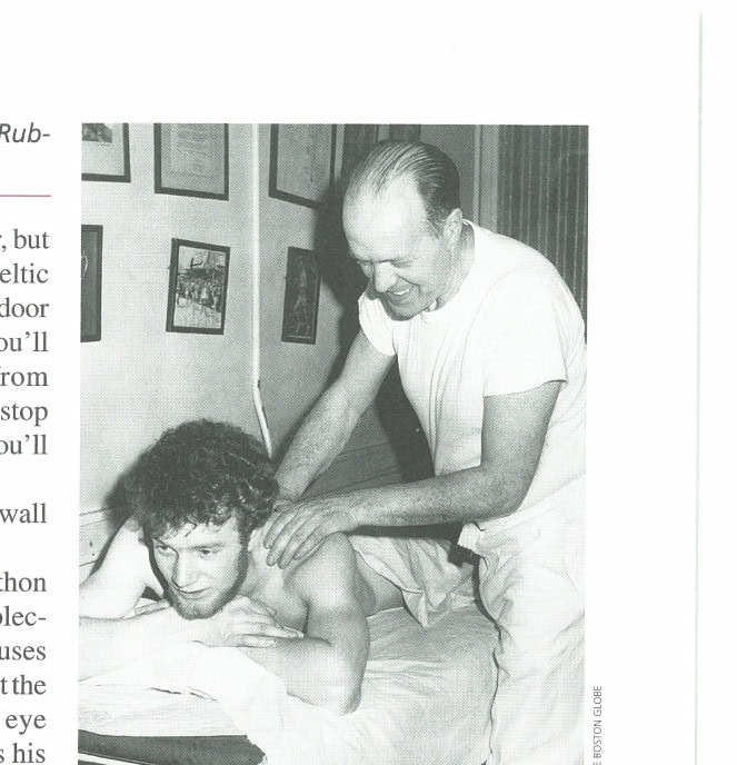 Just Call Me Jock 14 Semple in his "Salon de Rubdown."