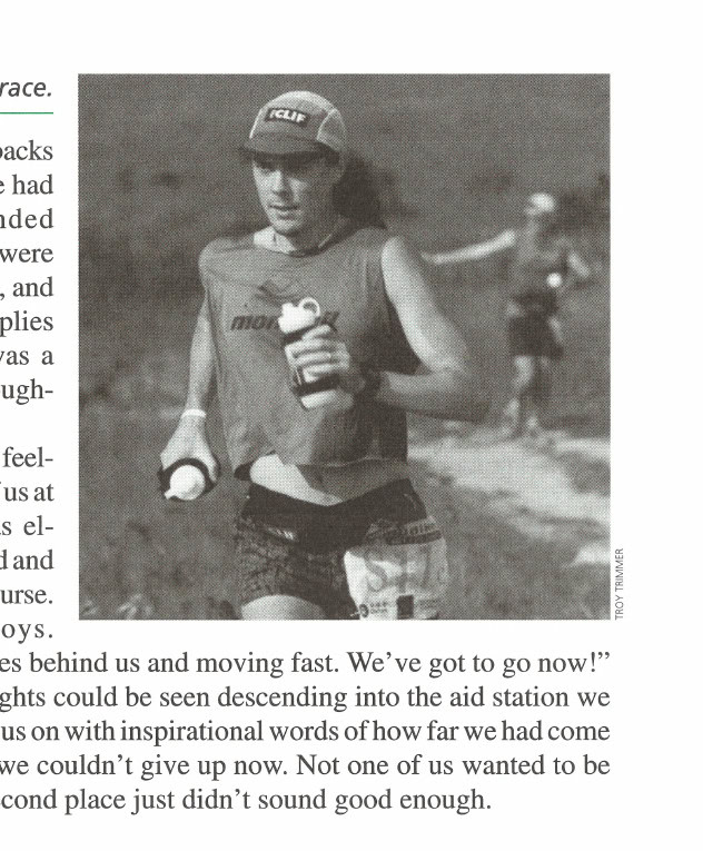Scott Jurek early in the race.