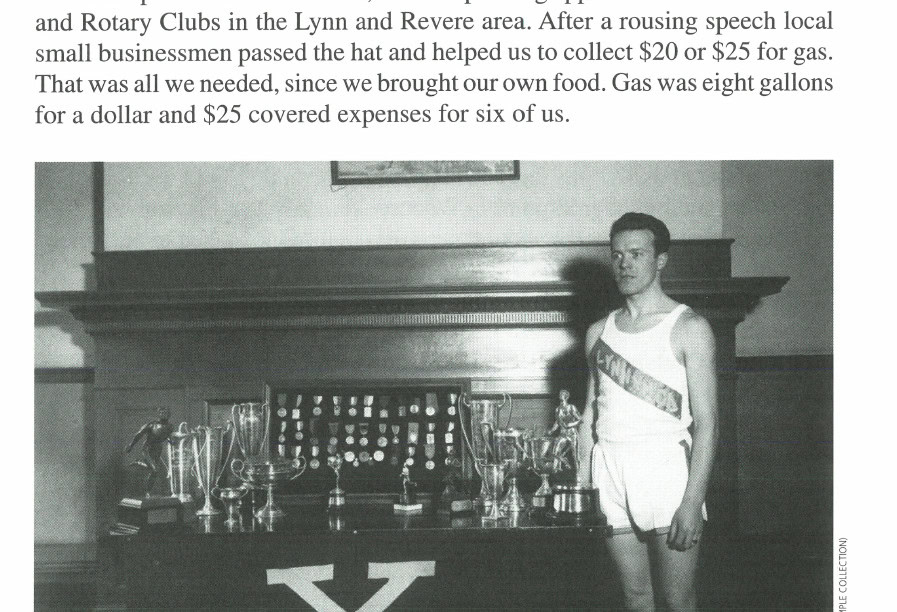 Just Call Me Jock 12 Jock poses with some of the hardware he won during his road racing prime.