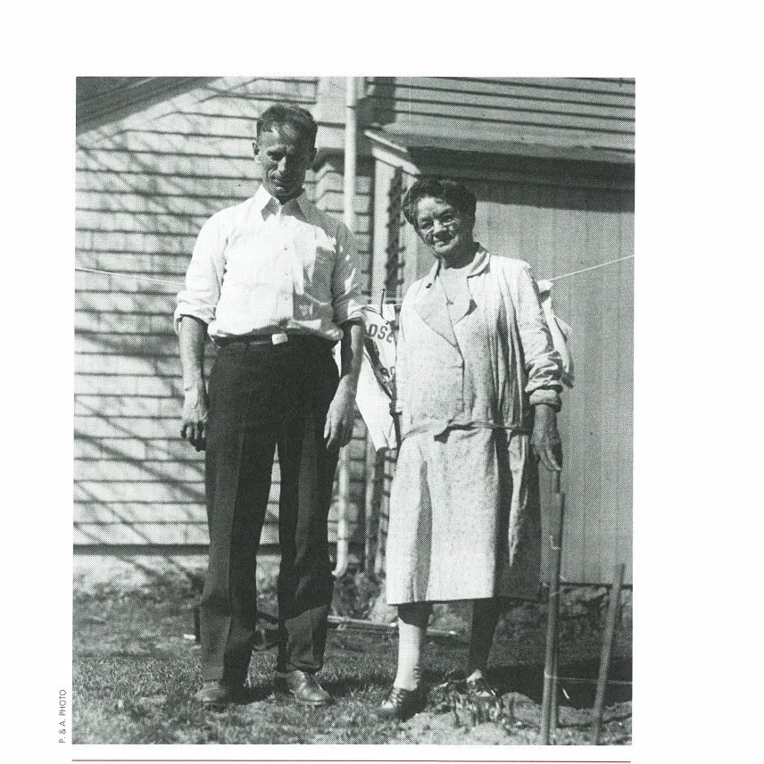DeMar@Home: What Was It Like With "Mr. Marathon" Living in the Same Neighborhood? 19 Clarence and his mother at home in Melrose, Massachusetts.