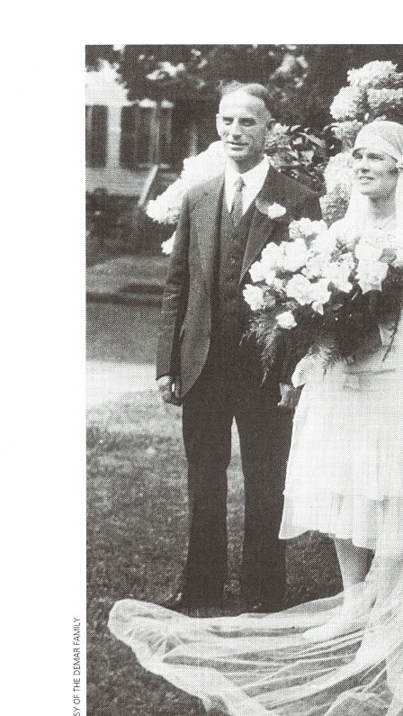 DeMar@Home: What Was It Like With "Mr. Marathon" Living in the Same Neighborhood? 21 Wedding bells rang for Clarence and Margaret (Ilsley) DeMar, September 7, 1929, at the First Baptist Church in Melrose, Massachusetts.