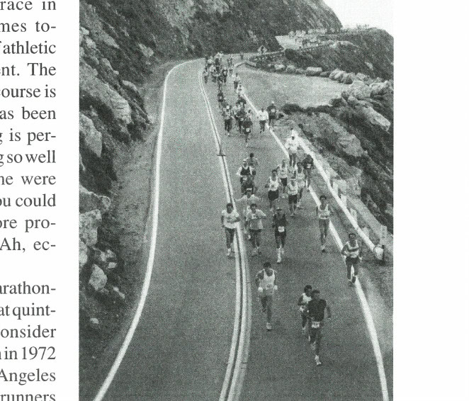 Big Sur International Marathon in Carmel, California.