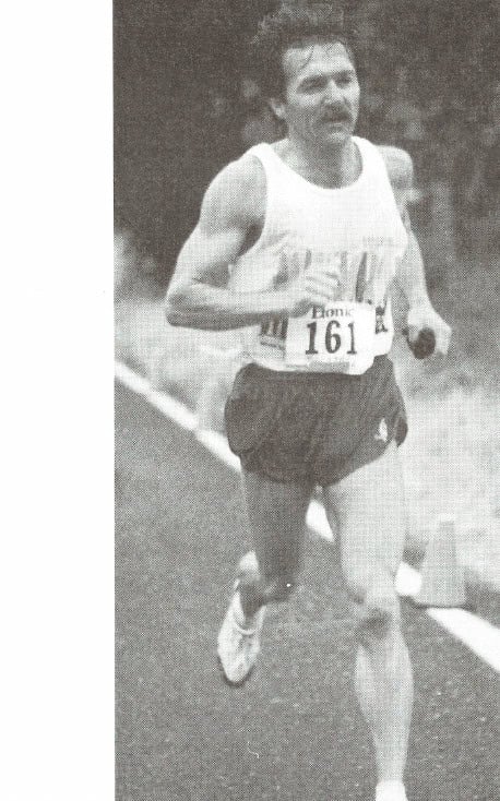 Tim Martin rushes headlong into his masters running career.