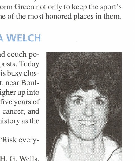 Masters of the Marathon 24 Priscilla Welch (portrait photo)