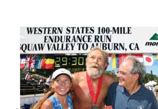 Gordy Ainsleigh (center) ran the 1974 Tevis Cup horse race, proving that humans could cover 100 mountainous miles in one day.