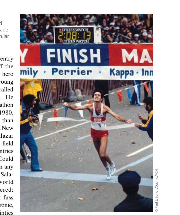 The dream script: Alberto Salazar's world record at New York made the marathon spectacular TV entertainment.