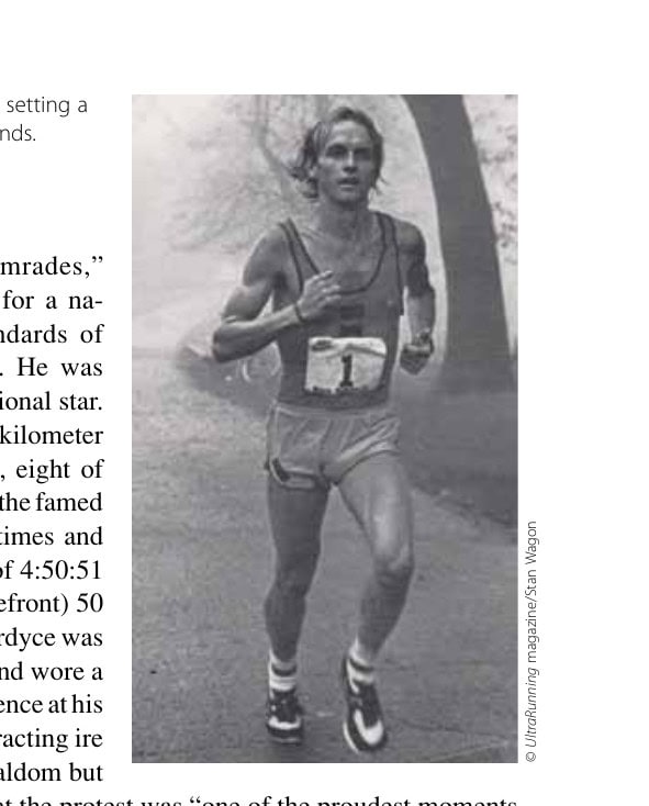 The 10 Most Important Ultrarunners in History 4 Bruce Fordyce in 1984, en route to setting a world record for 50 miles that still stands.