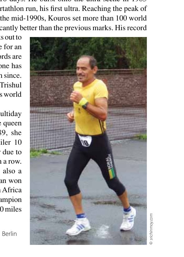The 10 Most Important Ultrarunners in History 6 Yiannis Kouros at a 12-hour race in Berlin in 2012.
