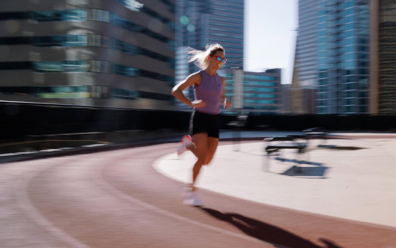 Altra Has Built Its First Real Super Shoe. But Will "Zero Drop" Devotees Embrace It? 3 A runner in the Altra Vanish Carbon 3 on a rooftop track in Denver
