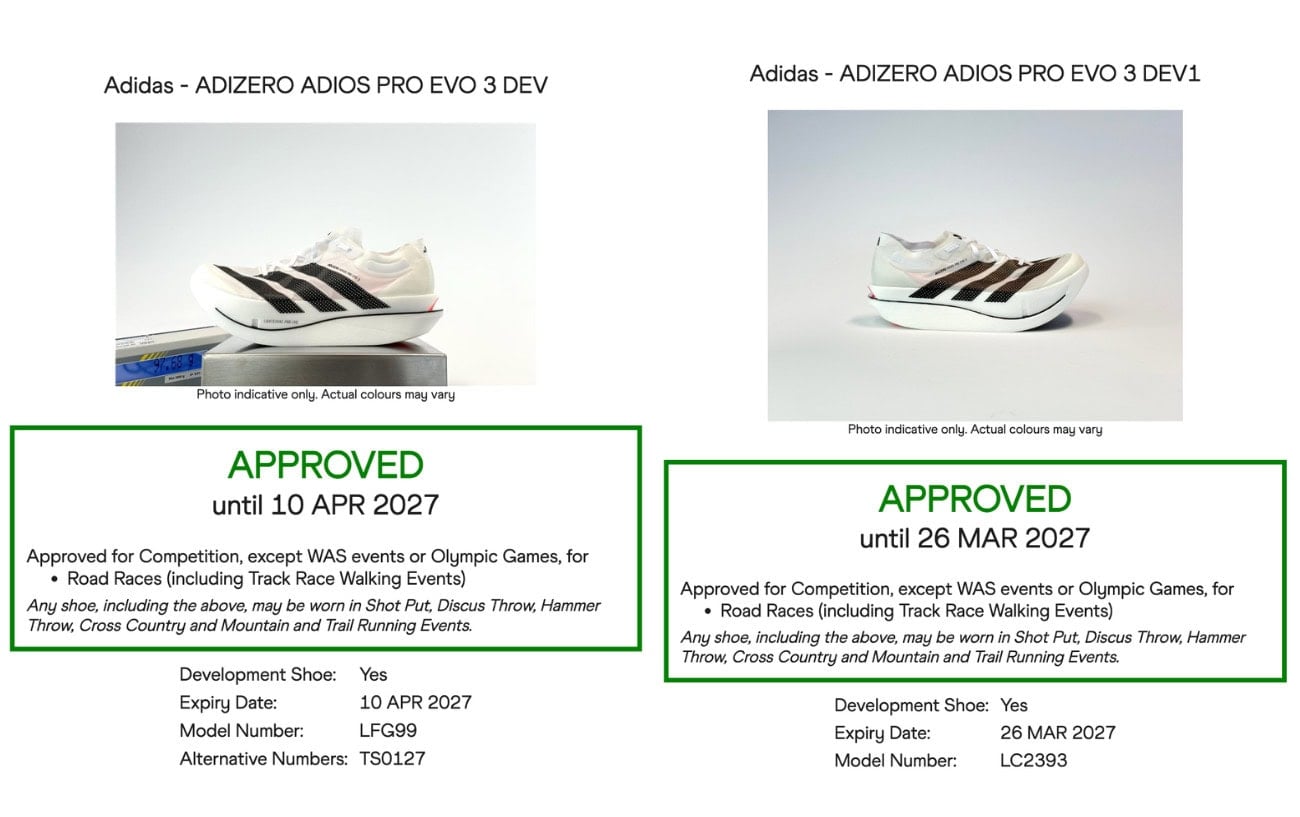 Yomif Kejelcha's World Record Shoe Was Run In One of Three Adidas Shoes Named Pro Evo 3 2