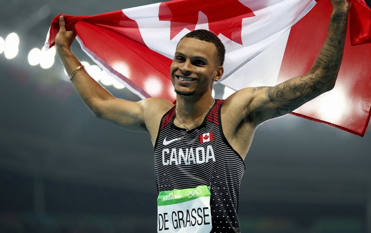 Andre De Grasse Trades the Track for the Court at NBA All-Star Weekend 2