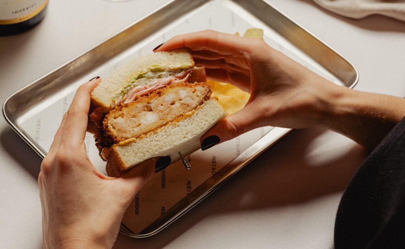 Lobster sandwich.