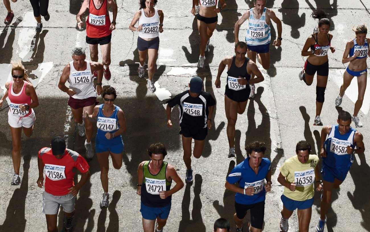 marathon runners