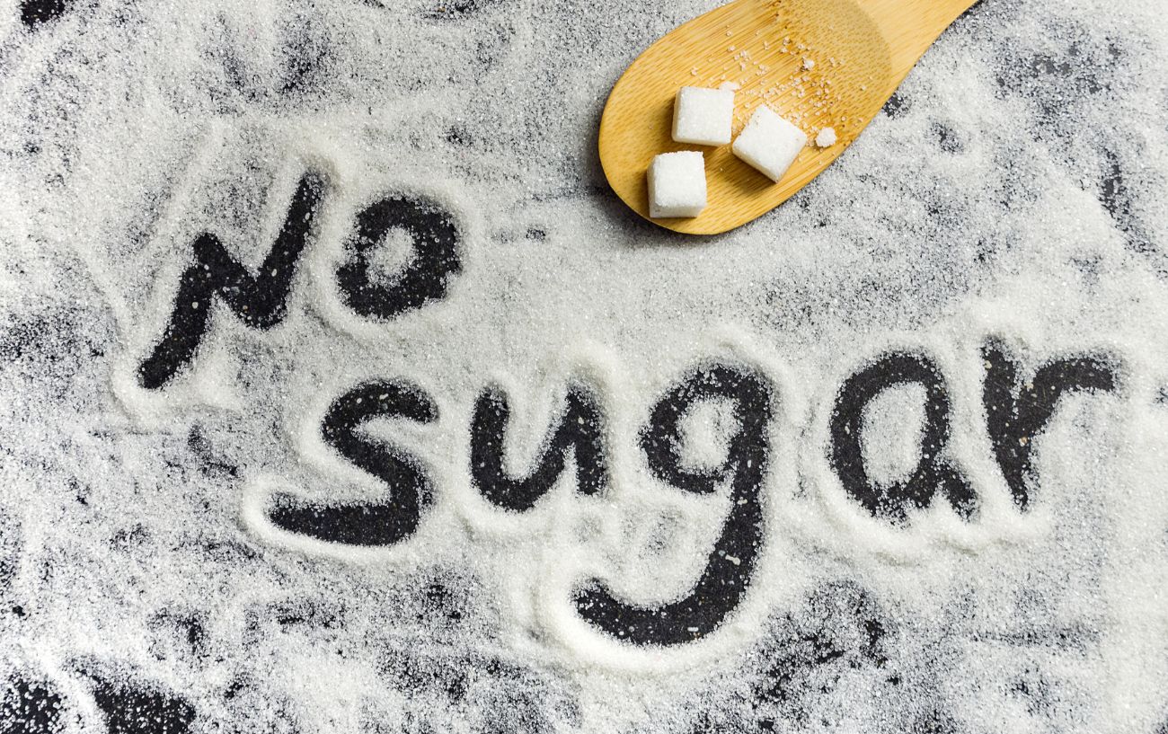 No sugar written in sugar.