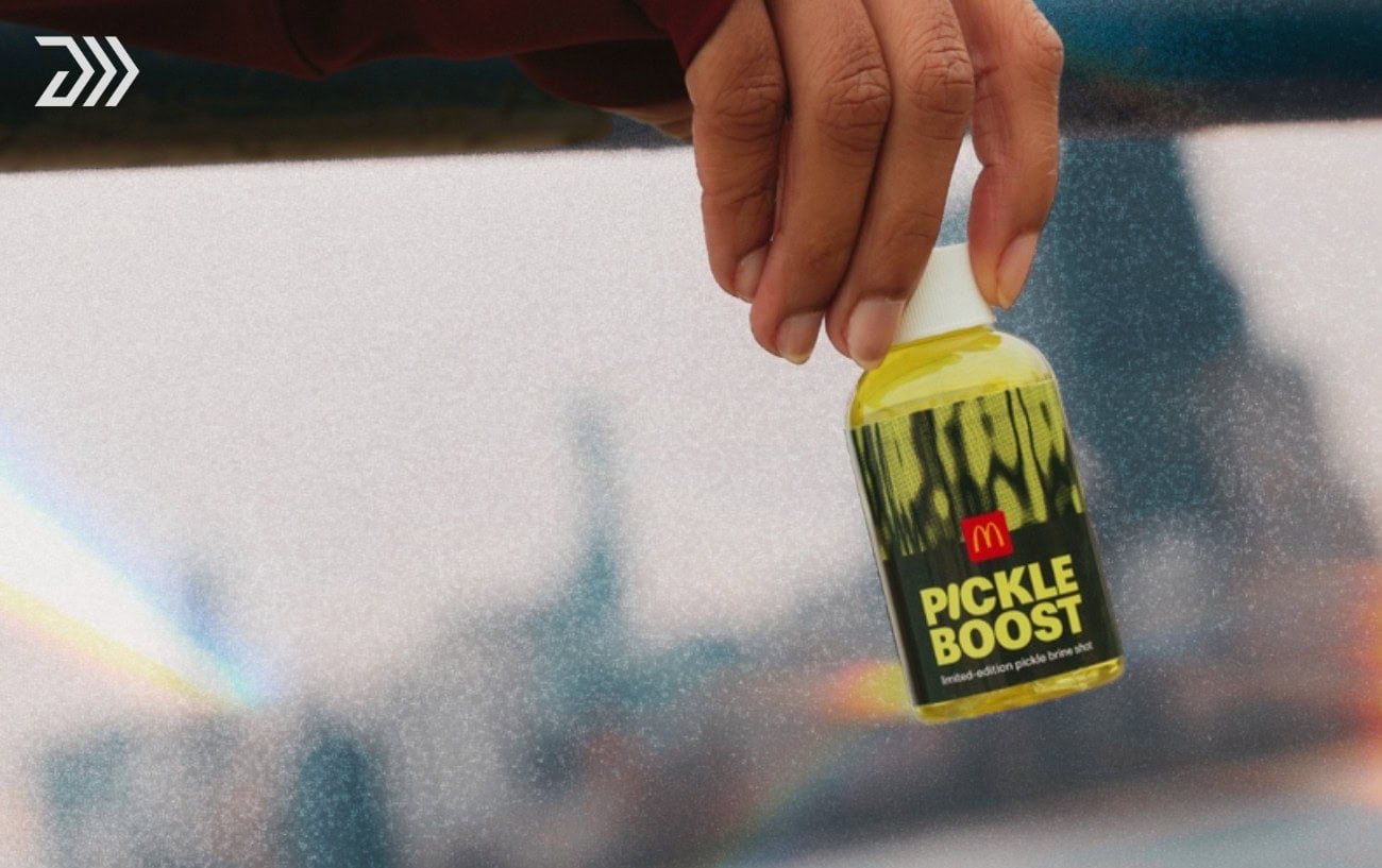 McDonald's Is Giving Away Bottled Pickle Juice at the Chicago Marathon 2 McDonald's Is Giving Away Bottled Pickle Juice at the Chicago Marathon 2