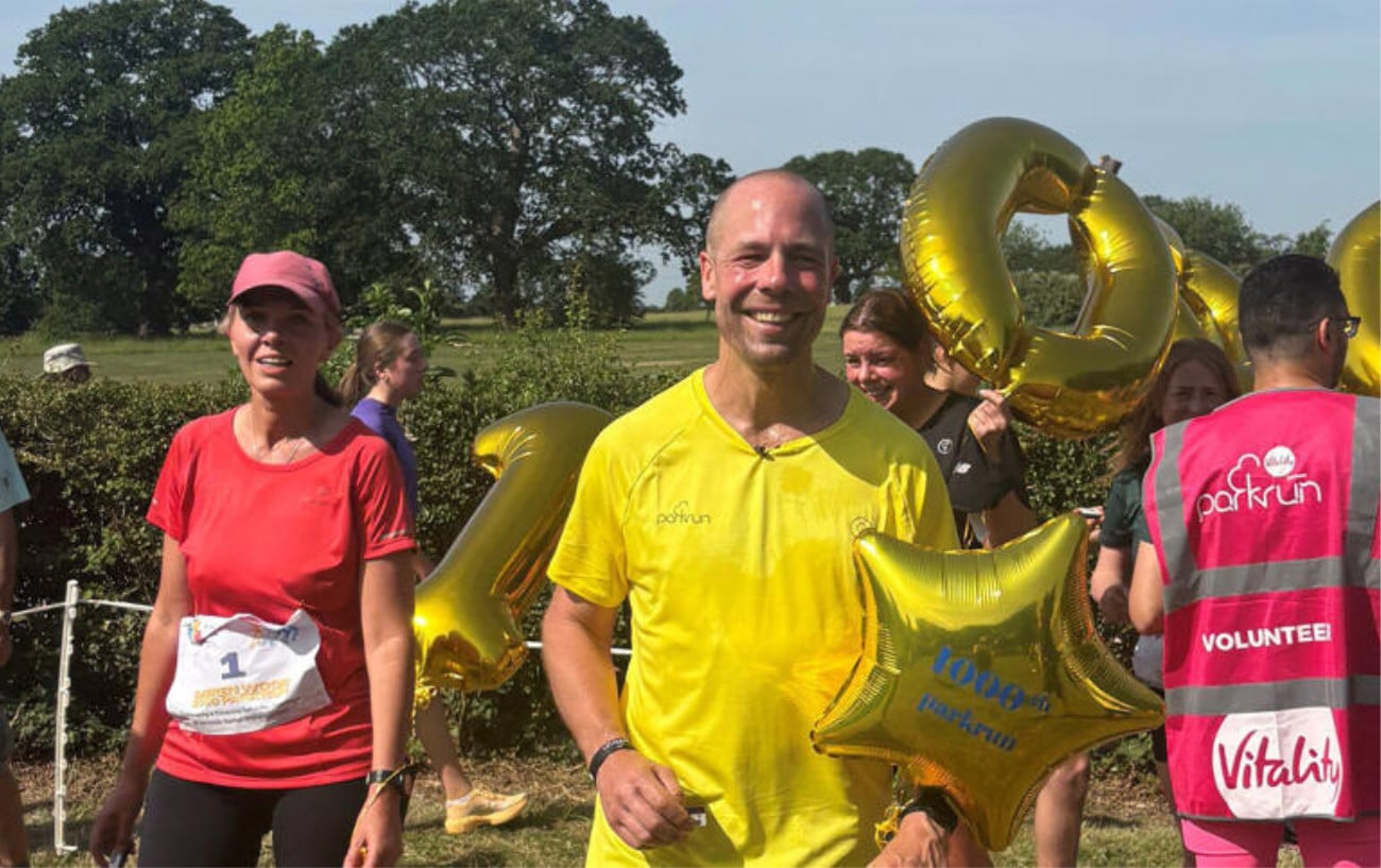 He's the First Person Ever to Finish 1,000 parkruns. The Weekly 5K Saved His Life. 3