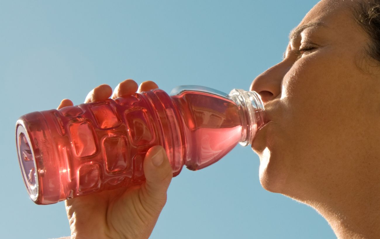 A person drinking Gatorade, wondering is Gatorade good for you?