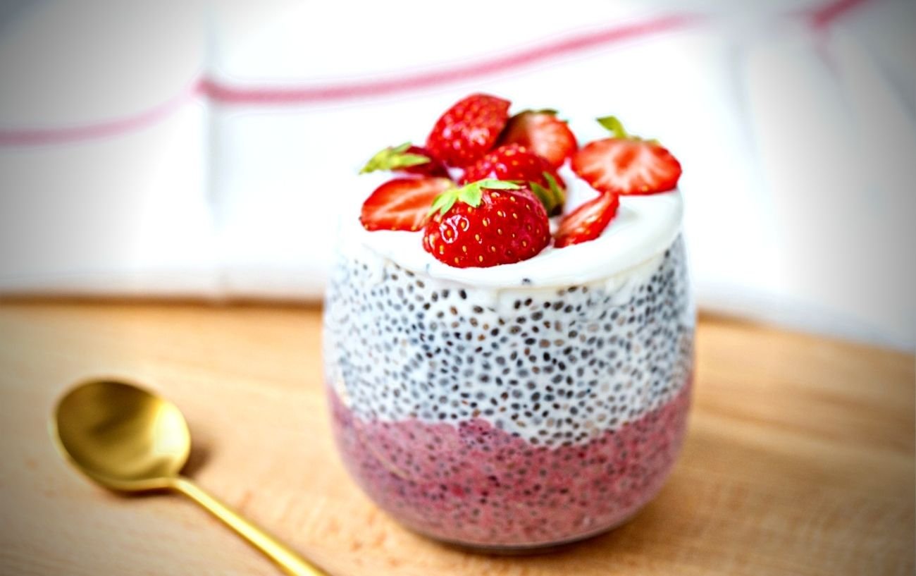 Chia pudding.