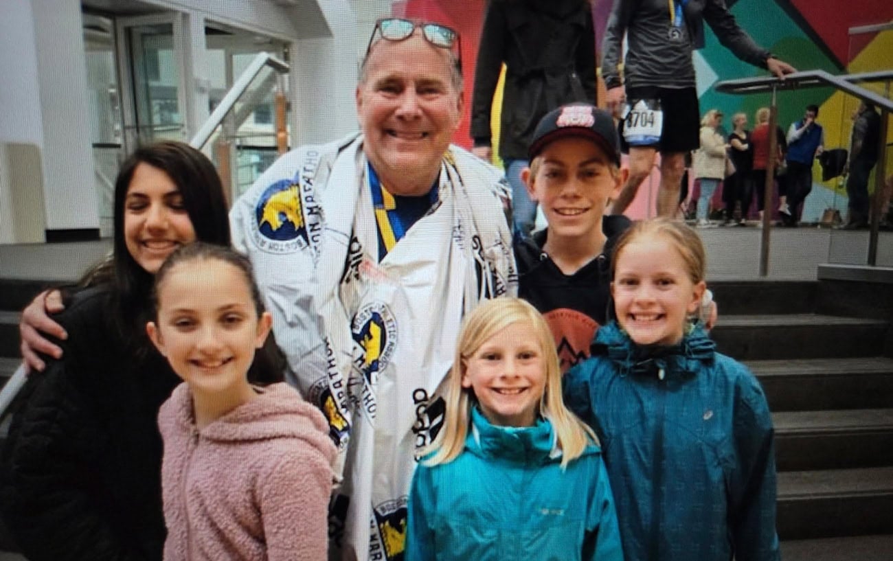 Bauman and his family. 