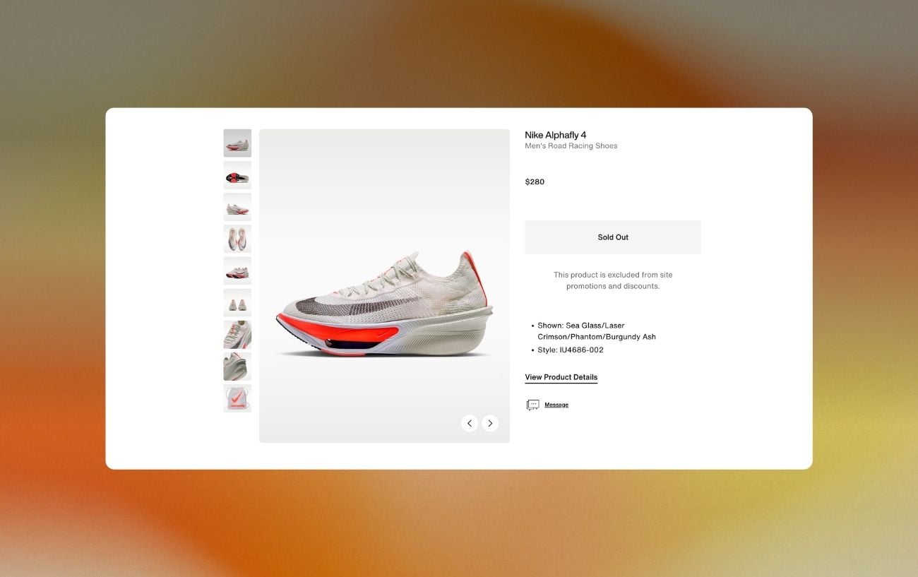 Nike's Newest Super Shoe, the Alphafly 4, Sells Out in Under Five Minutes 1