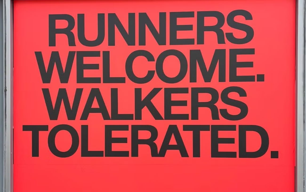 Nike Pulls "Walkers Tolerated" Sign From Boston Store After Runners Push Back 1